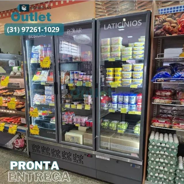 Auto serviço expositor de bebidas para comercio