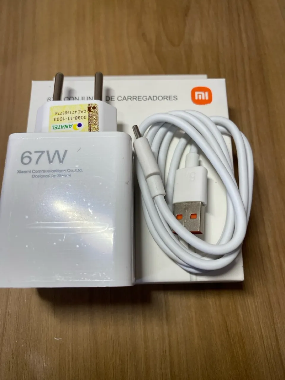 Carregador tipo c xiaomi turbo 67w na promoção até acabar qualidade e garantia