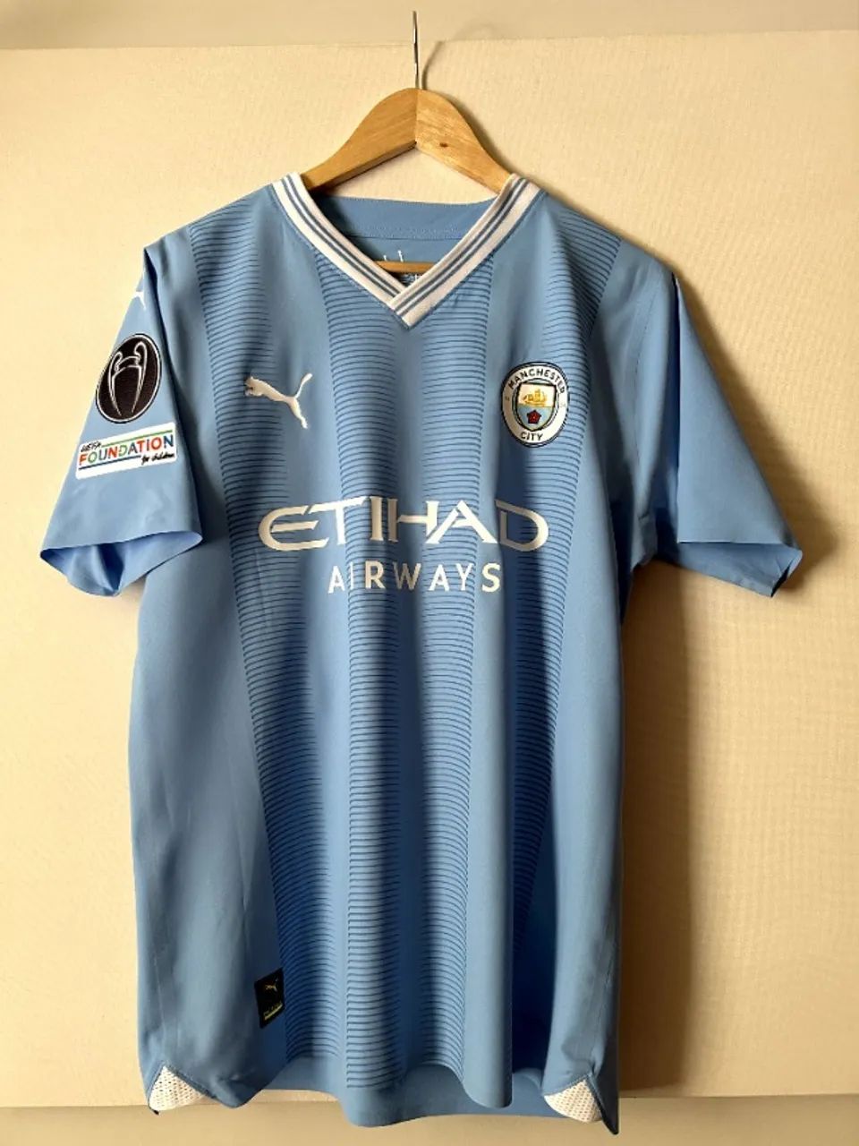 Camisa Manchester City home 23-24 Kevin De Bruyne - AUTOGRAFADA  - Foto 5