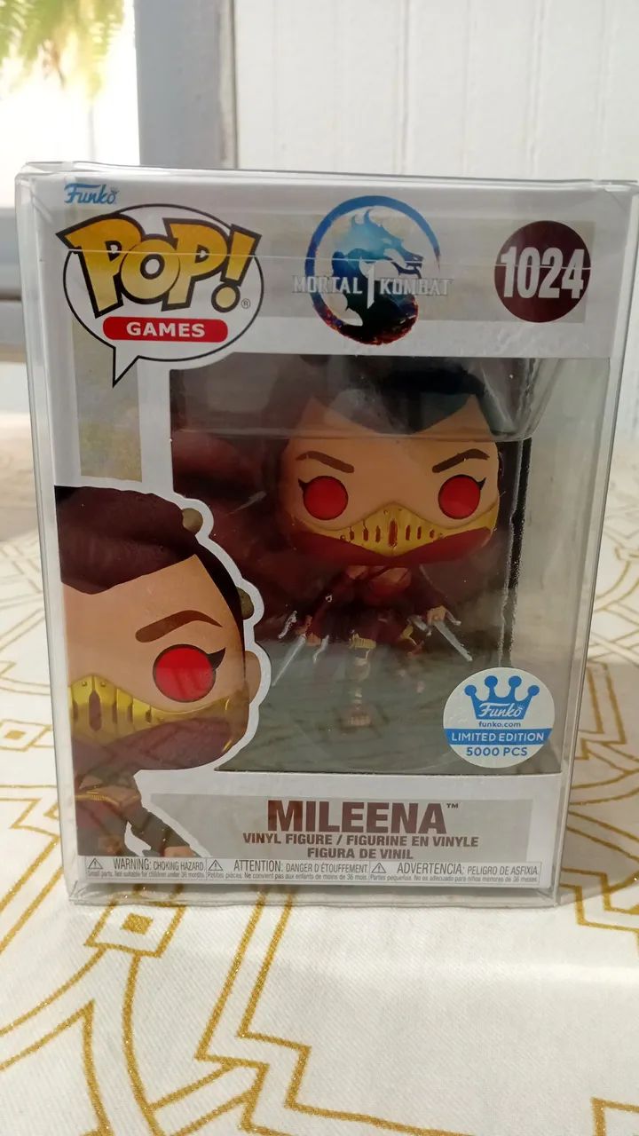 Funko Pop! Mortal Kombat: Mileena 1024 - Games Funkoshop 5000 Peças Exclusivo RARO. - Foto 2