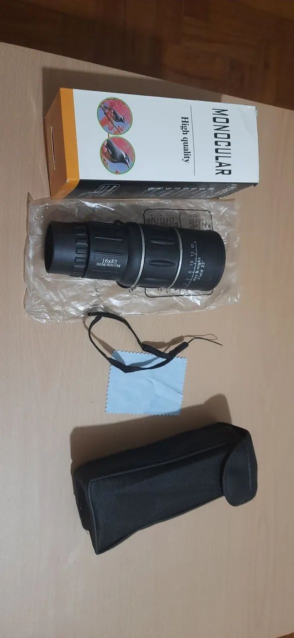 Monóculo luneta 16x52 novo nunca usado