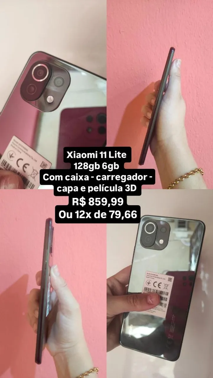 Xiaomi 11 Lite semi-novo com caixa