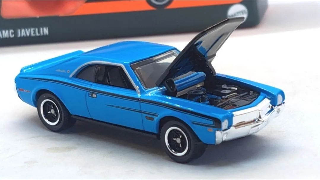 Miniatura Matchbox Moving Parts 1970 AMC Javelin - Brinquedos e