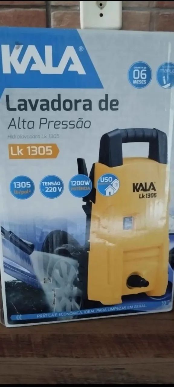 Lavadora de alta pressão 1200w Kala NOVA! 220v