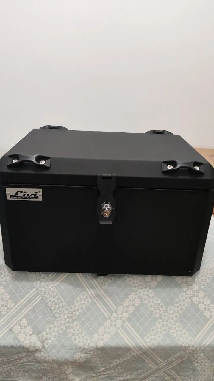 Baú Livi para Moto 50L + Suporte para Versys 650 2011 até 2015