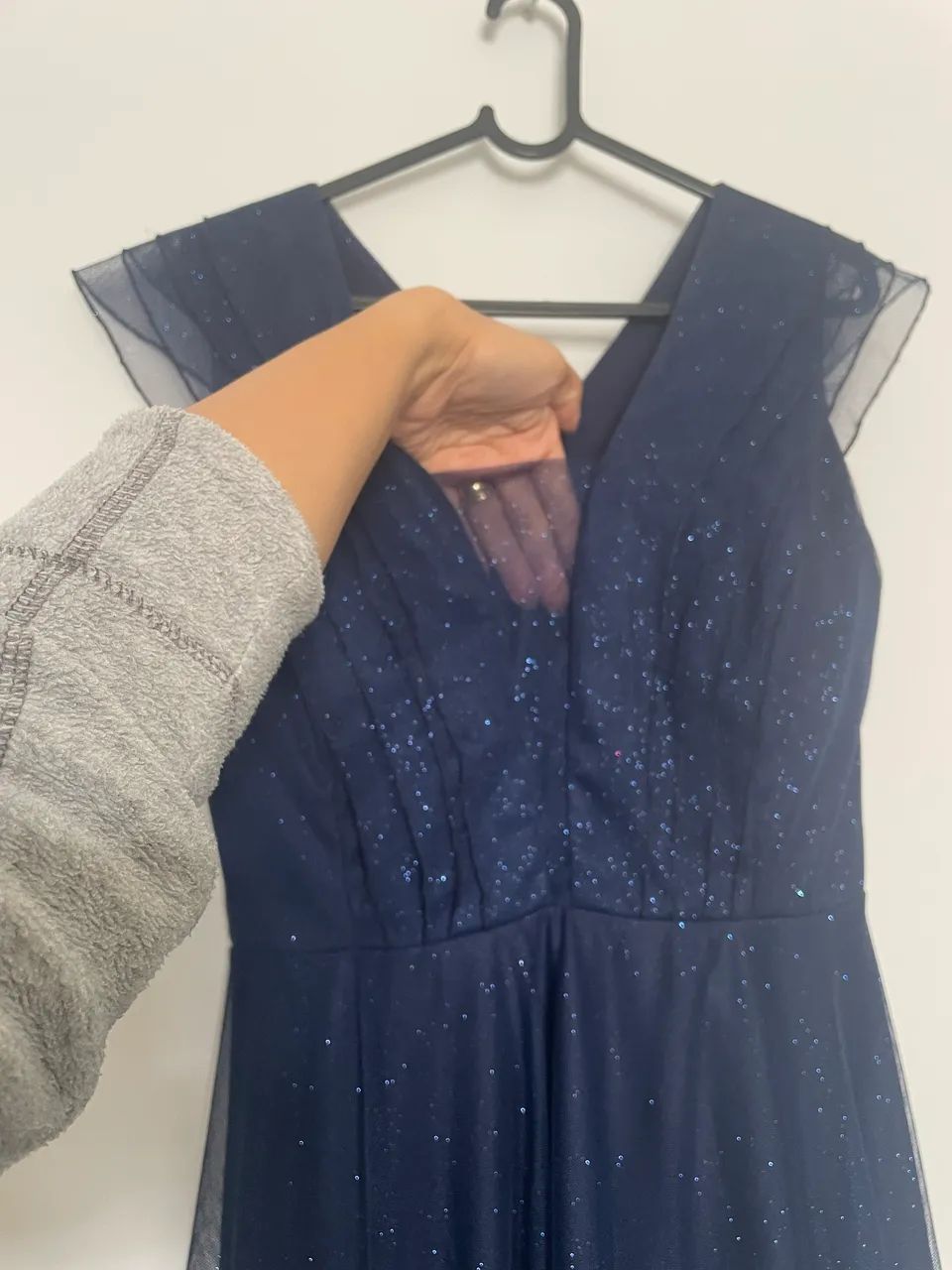 Vestido de madrinha azul marinho  - Foto 5