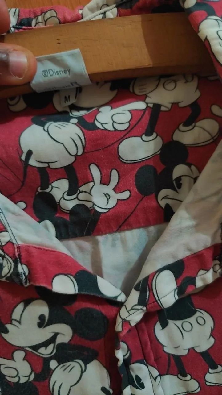 Camisa Mickey Mouse Vermelha - Foto 3