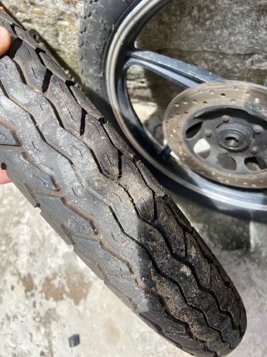 Shineray phoenix Par de Pneus para Moto - Foto 2