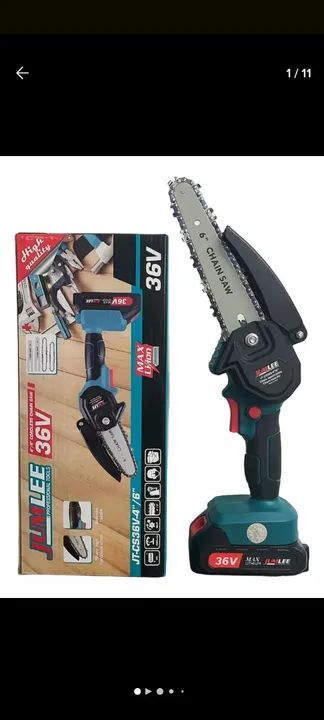 Motosserra Elétrica a Bateria 36V 4/6 polegadas