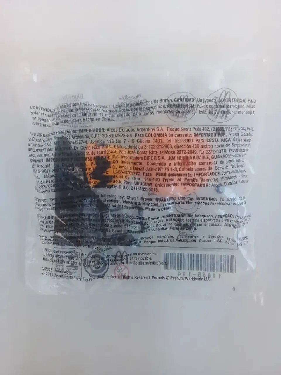 Promocional Mcdonalds Turma do Snoopy Charlie Brown Lacrado 2016 - Foto 3