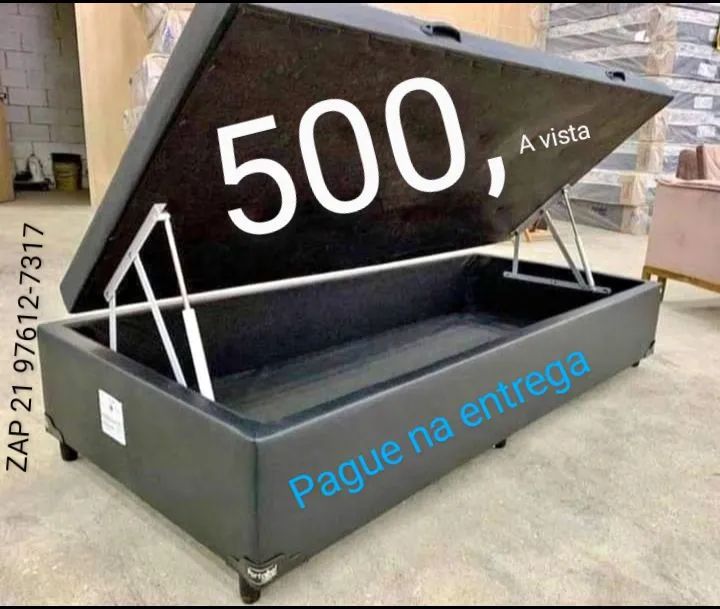 Base Box Baú Solteiro 88x188(Pague na entrega)