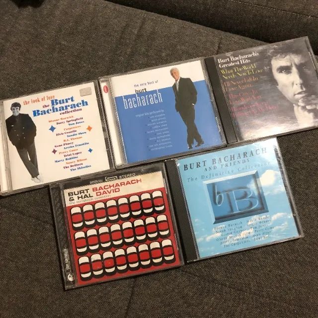 Lote Coleção 5 Cds Burt Bacharach / Confira