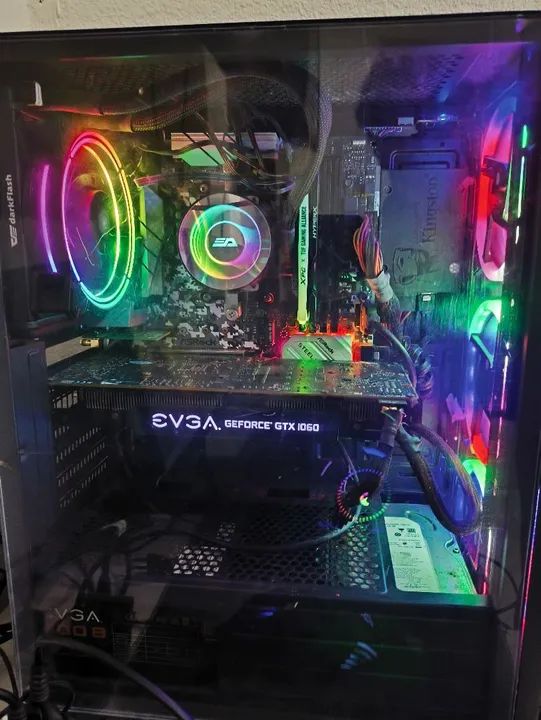 PC Gamer Completo - Gabinete RGB ( Aceito cartão) - Foto 2