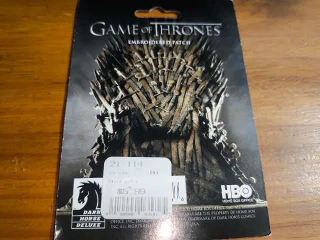 Patch Casa Stark - Game of Thrones (Oficial HBO Store 2012) - Foto 2