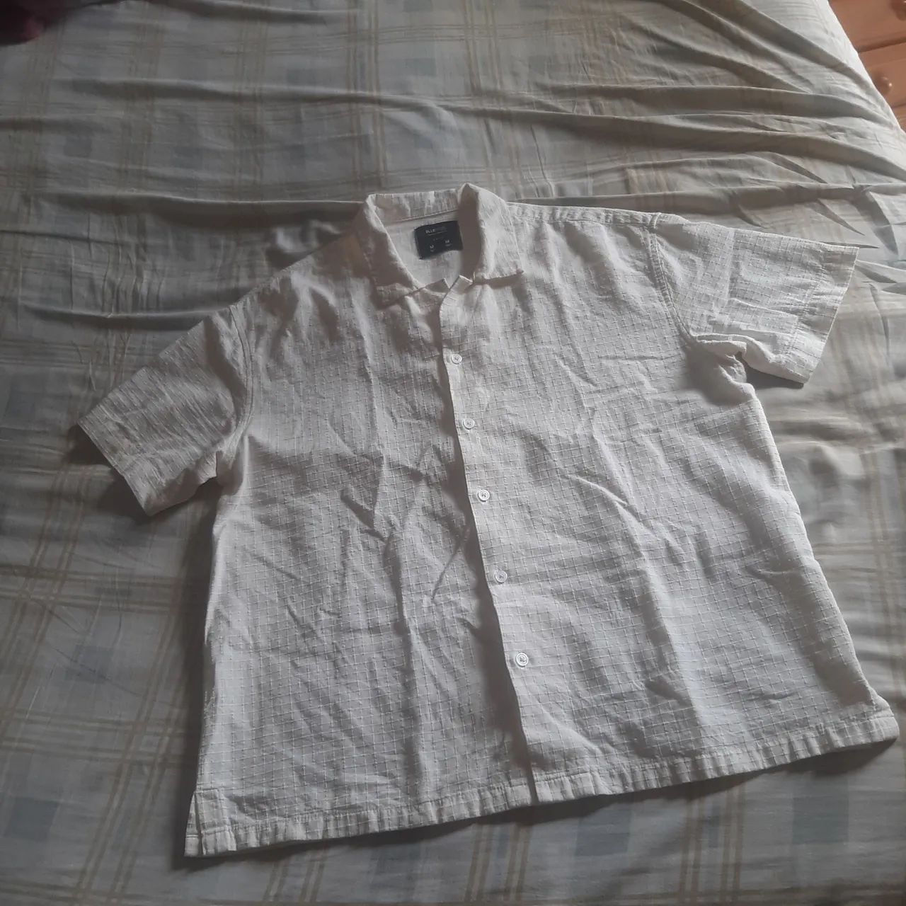 Camisa boxy blue Steel M