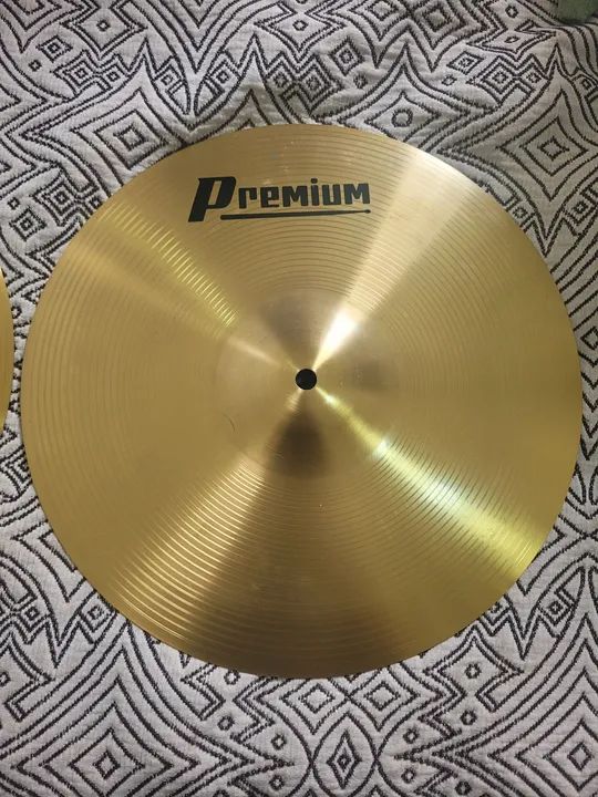 Par de pratos hi hat (Chimbal) 14 polegadas - Foto 3