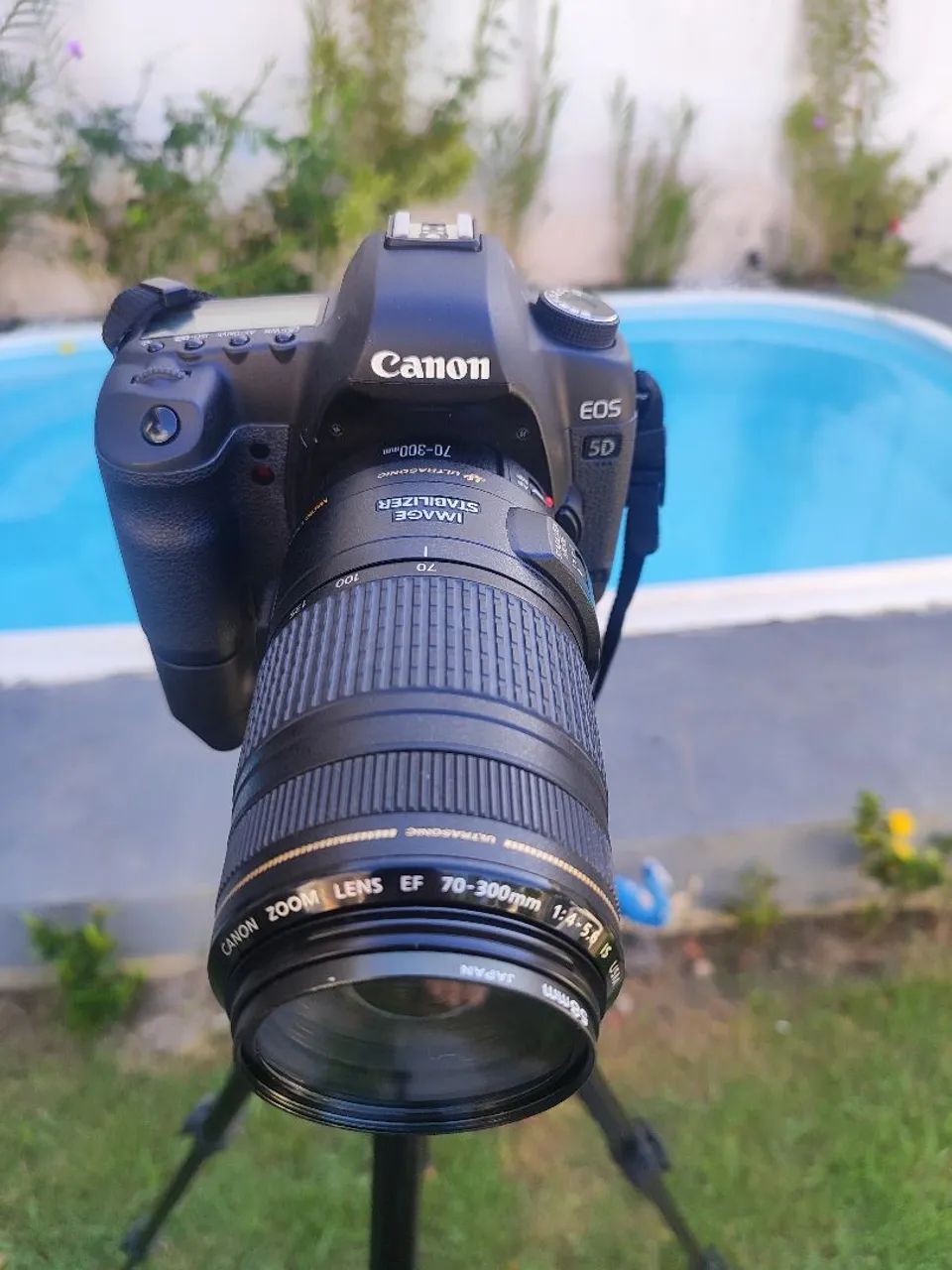 Canon EOS 5D Mark ii com lente 70-300mm+tripé manfrotto  - Foto 2