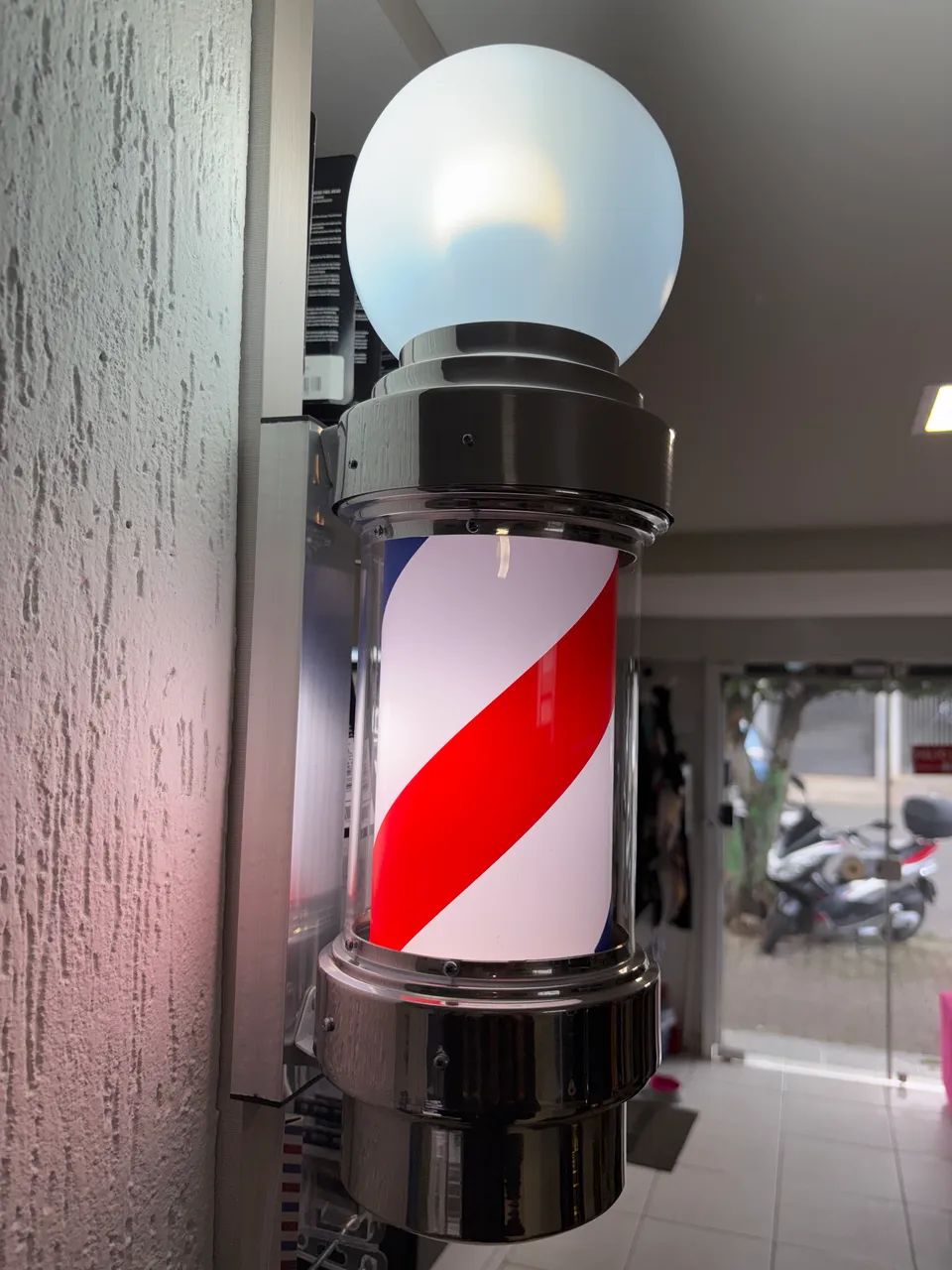 Barber Pole 50c para Barbearia