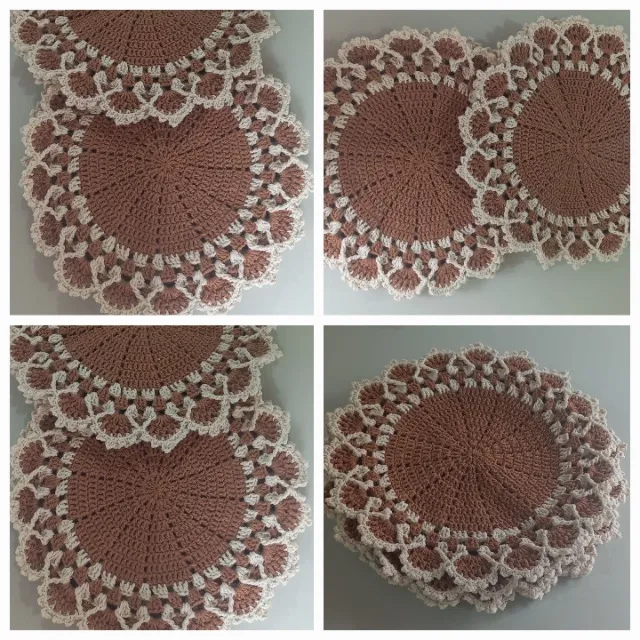 Souplas de crochê 6 peças