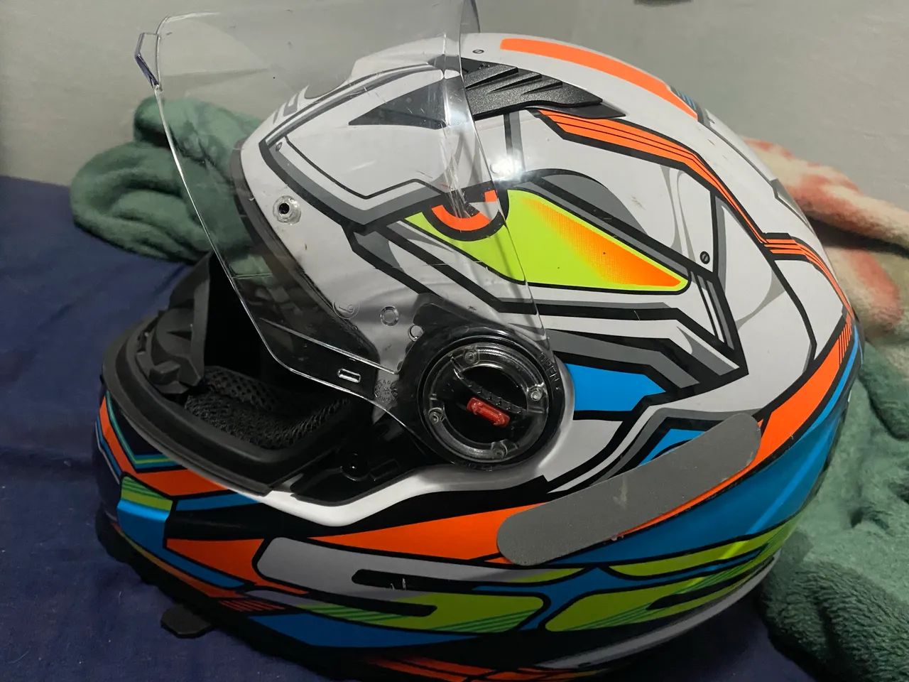 Capacete LS2 Tm. 62, aceito troca..