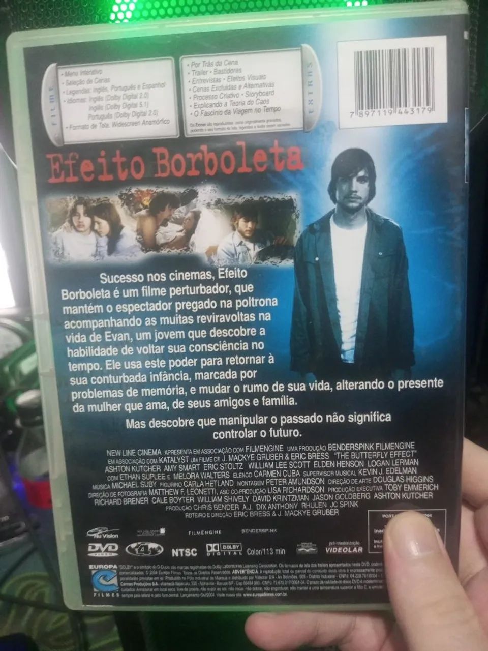 DVD Efeito Borboleta - Ashton Kutcher e Amy Smart - Foto 2