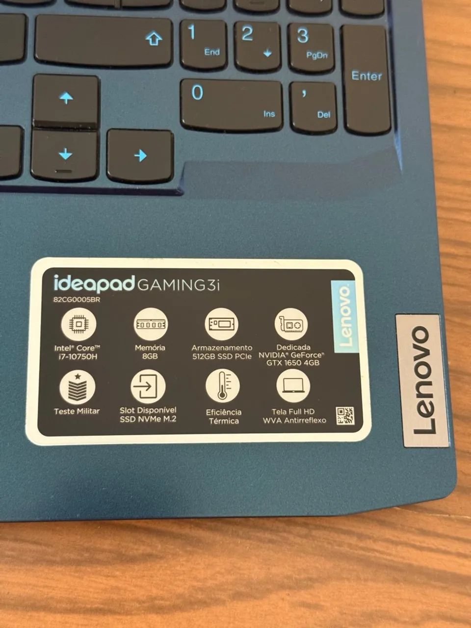 Notebook Gamer Lenovo Gaming 3i processador i7 - Foto 6