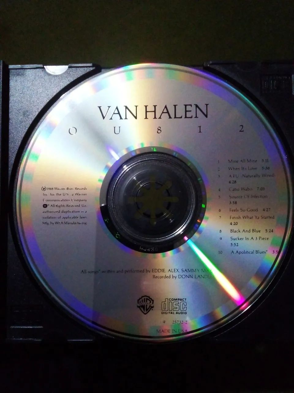 CD Van Halen - OU812 Warner Bros Records 1988 US novíssimo! - Foto 4