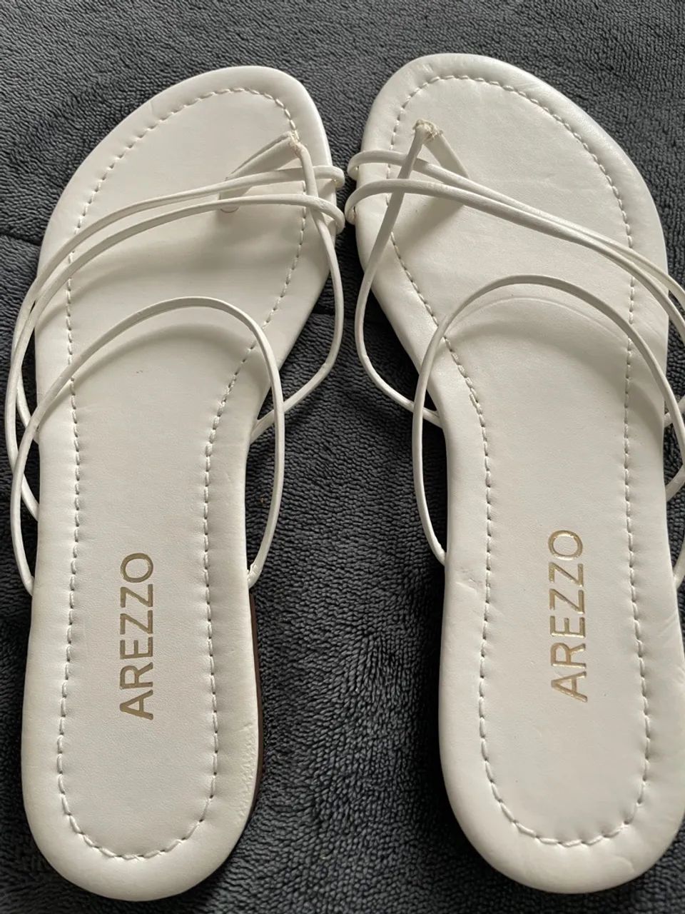 Rasteirinha Arezzo Branca - Nova Nr.34 - Original 