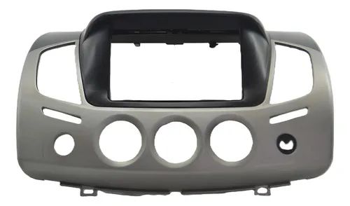 Moldura Central Painel Mitsubishi L200 2012 Original Preto/cinza