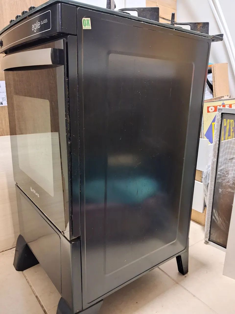 Fogão 4 bocas Atlas Agile Glass - Foto 3