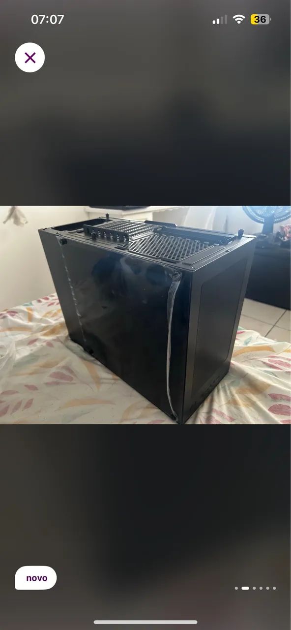 Gabinete Gamer RM-CA-06X-FB (novo, com caixa da Kabum) - Foto 2
