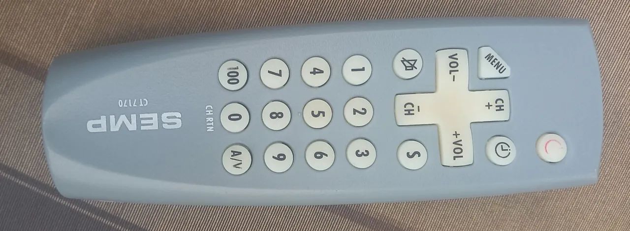 Controle remoto tv semp toshiba