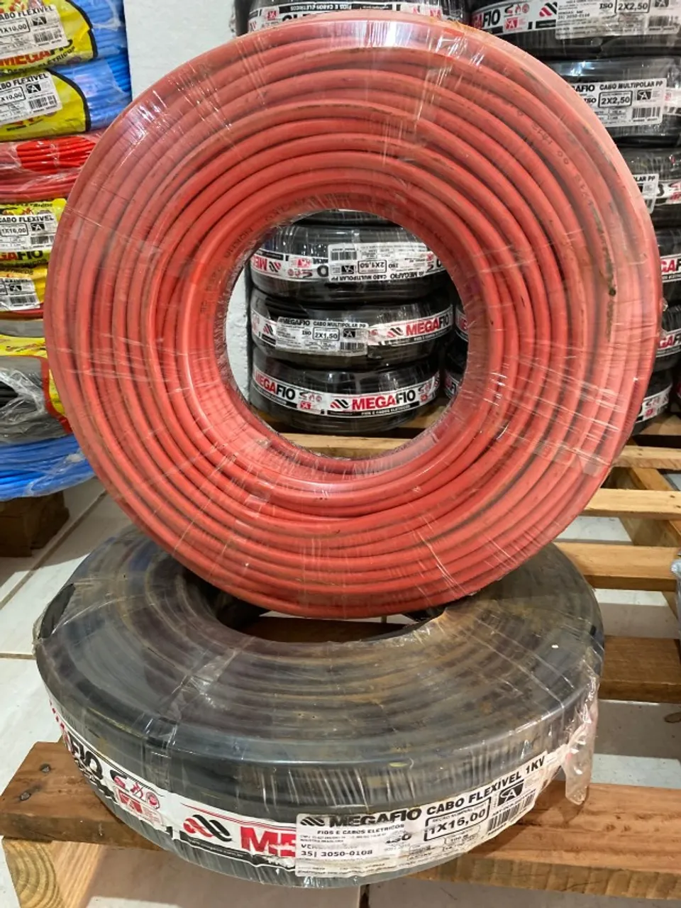Cabo flexível fio 16 milímetros 1kv megafio