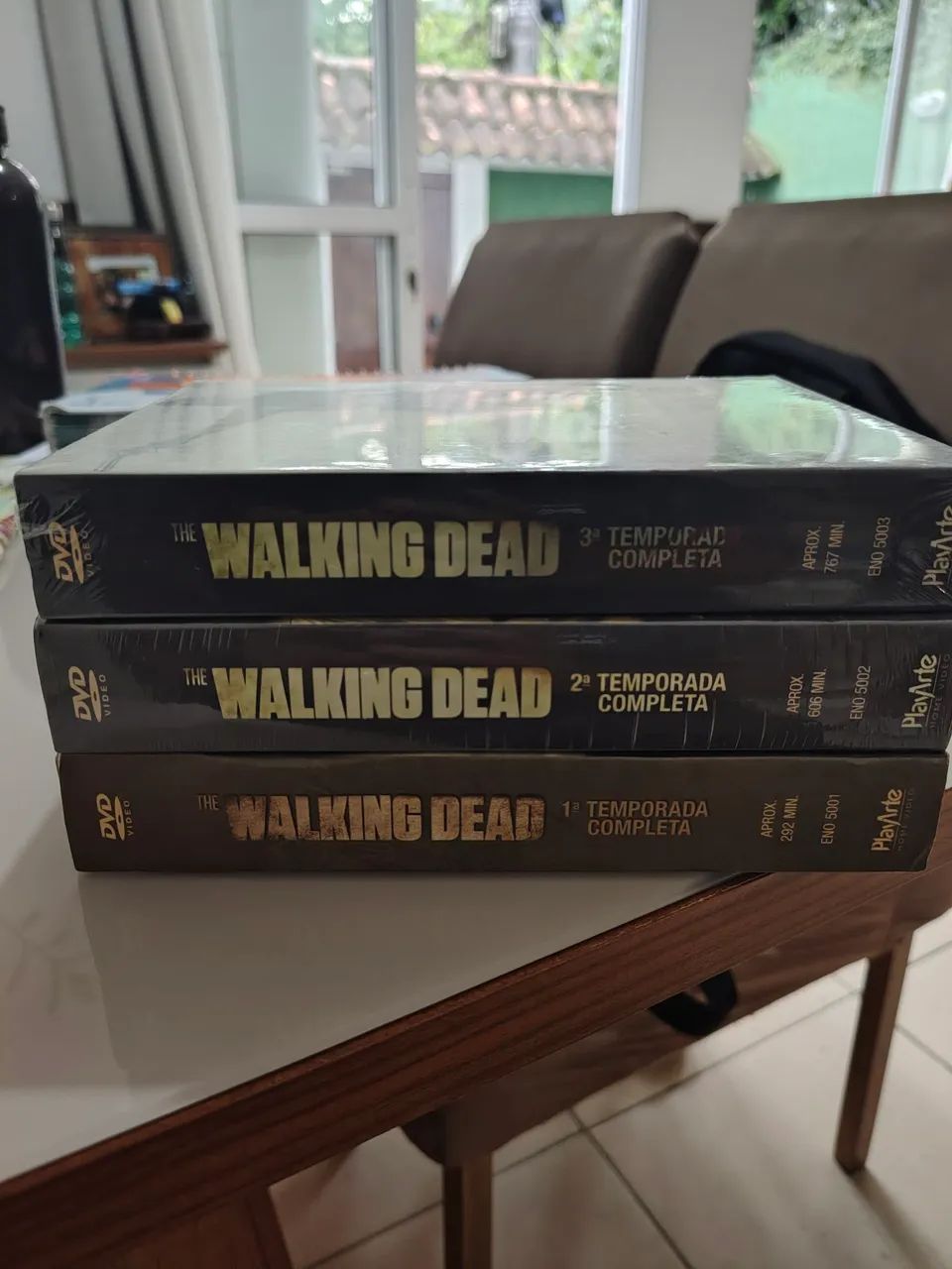 DVDs the walking dead 1° a 3° temporadas completas