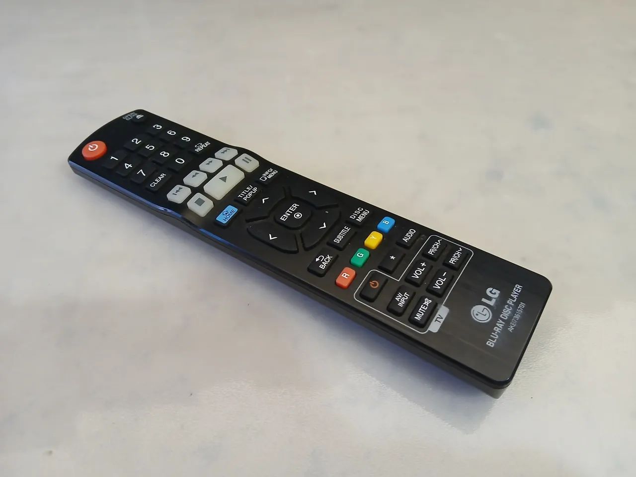Controle Remoto LG Blu-ray Disc Player 