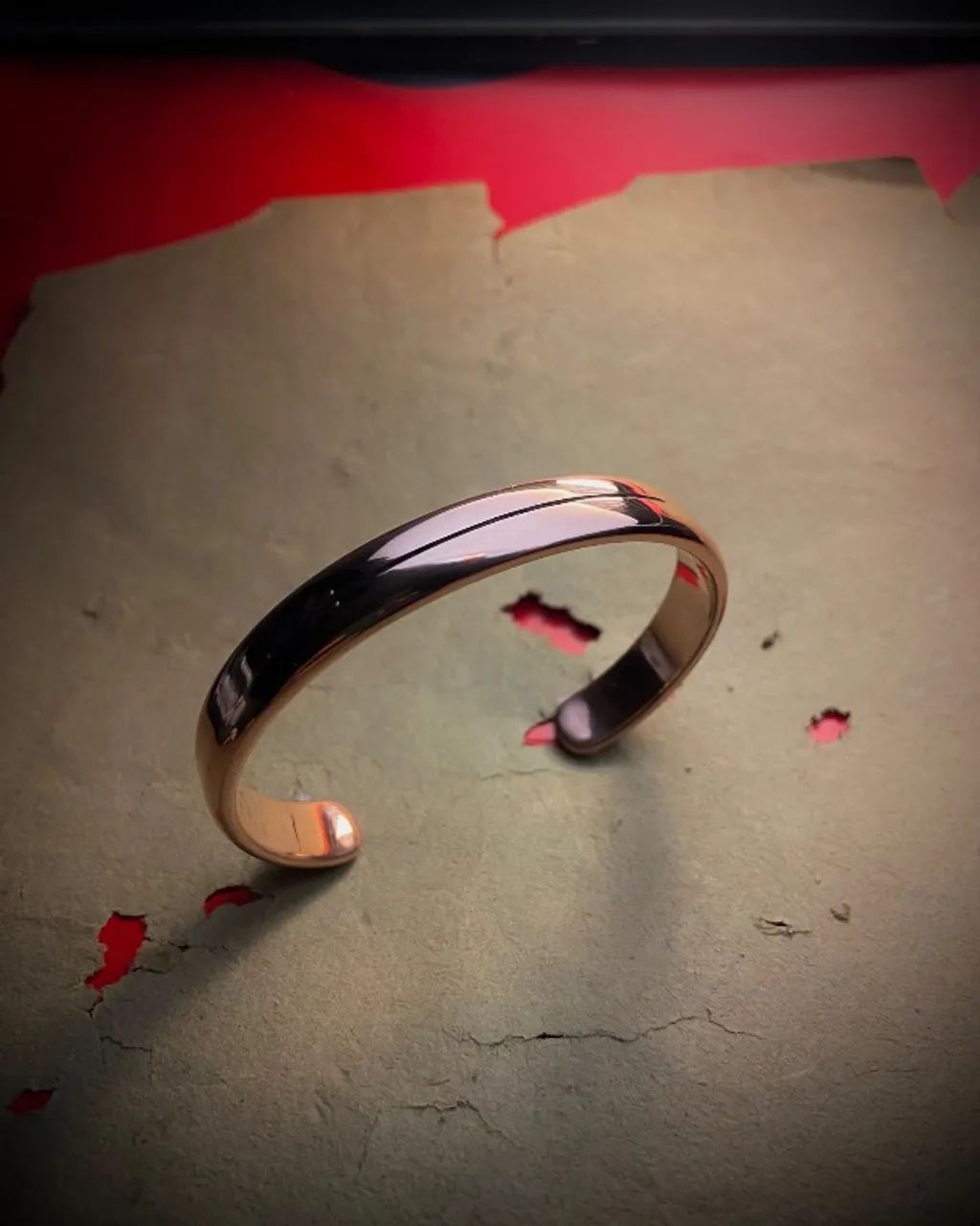 Pulseira de cobre puro Convexa  - Foto 2