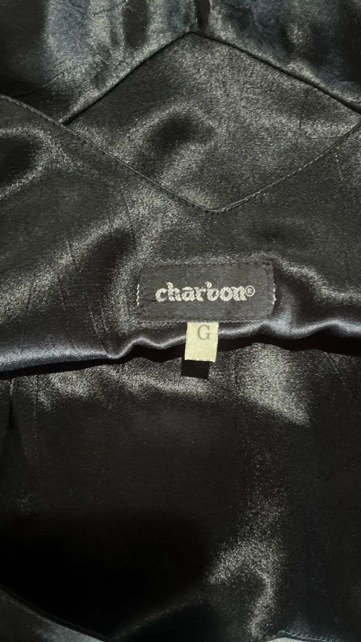 Vestido de Festa Longo Preto - Marca Charbon Tam G - Foto 3