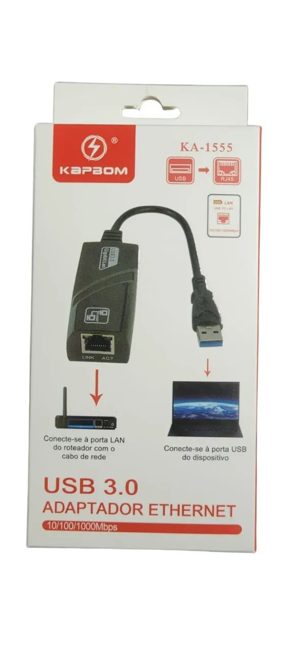 Adaptador USB 3.0 para RJ45  - Foto 2