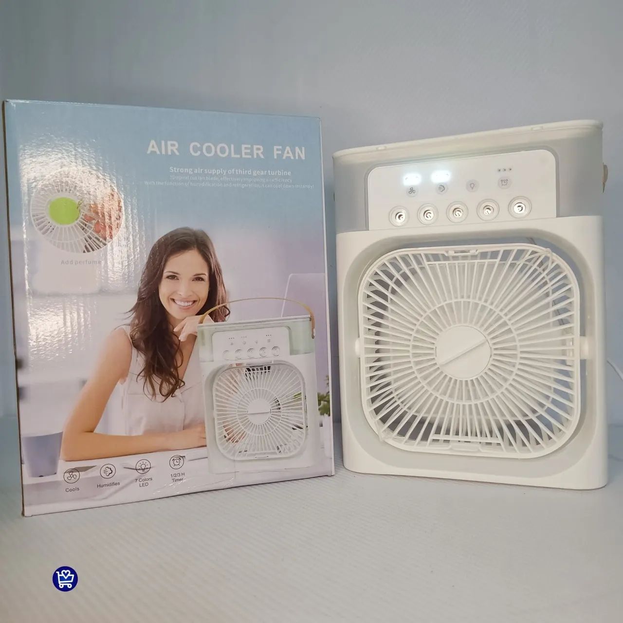 Ventilador Portátil com Bateria Recarregável - Foto 2