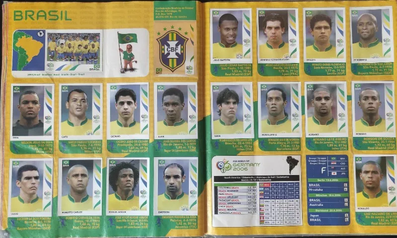 Álbum Panini Copa do Mundo 2006 Completo