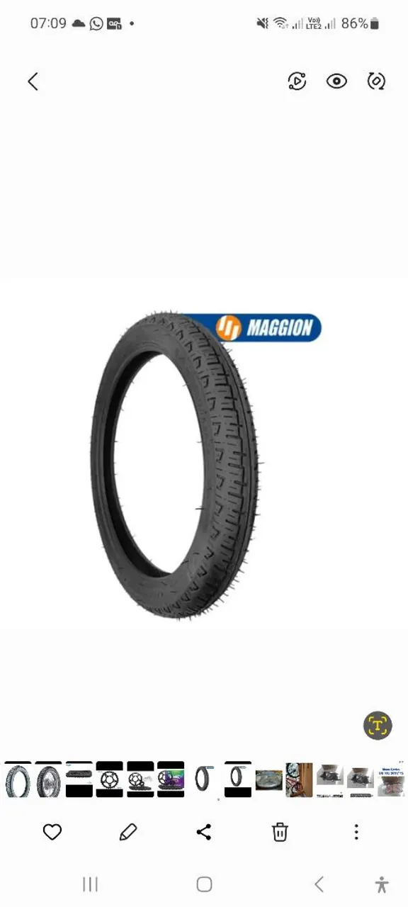 Pneu Maggion para Moto Pop traseiro