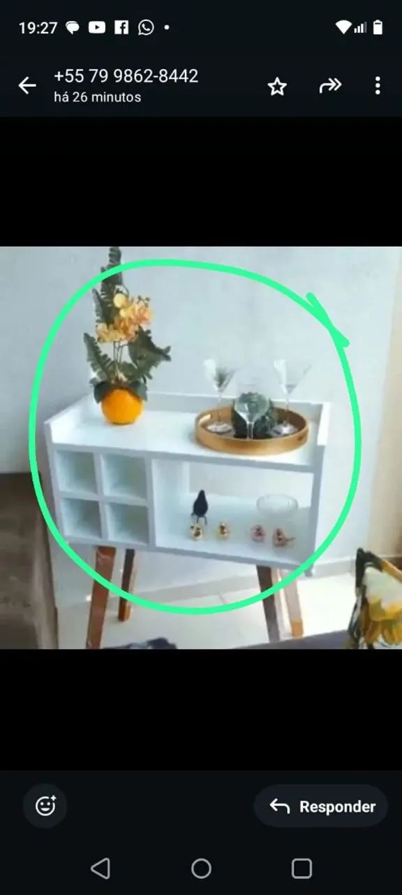 Vendo lindas mesinha de canto e aparador Fabricação própria mdf  * - Foto 3