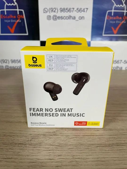 Fone bluetooth Baseus Bowie E19