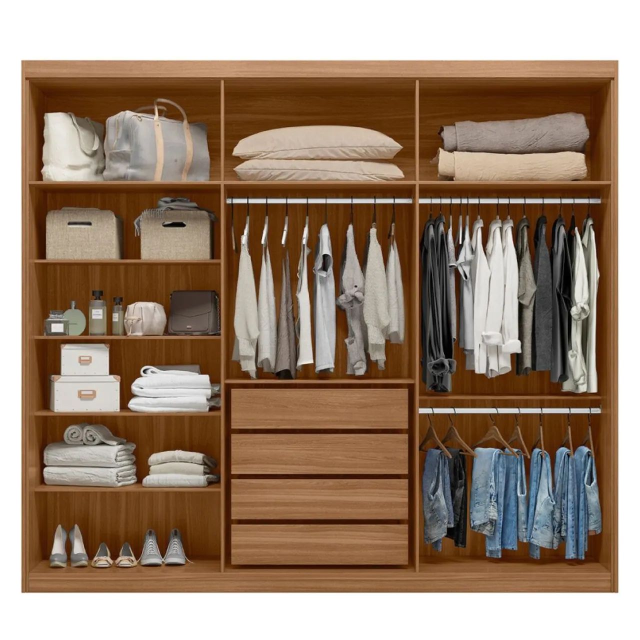 GUARDA ROUPA DALILA 100% MDF - DEMOBILE - Foto 3