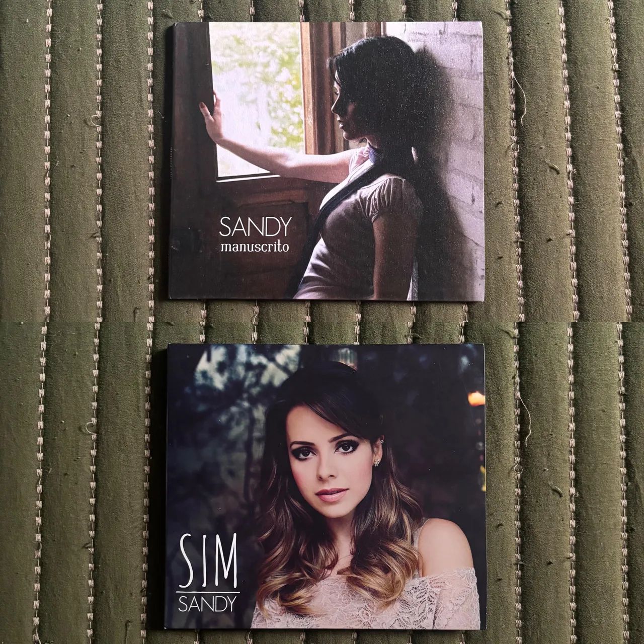 CDs Sandy Manuscrito e Sim