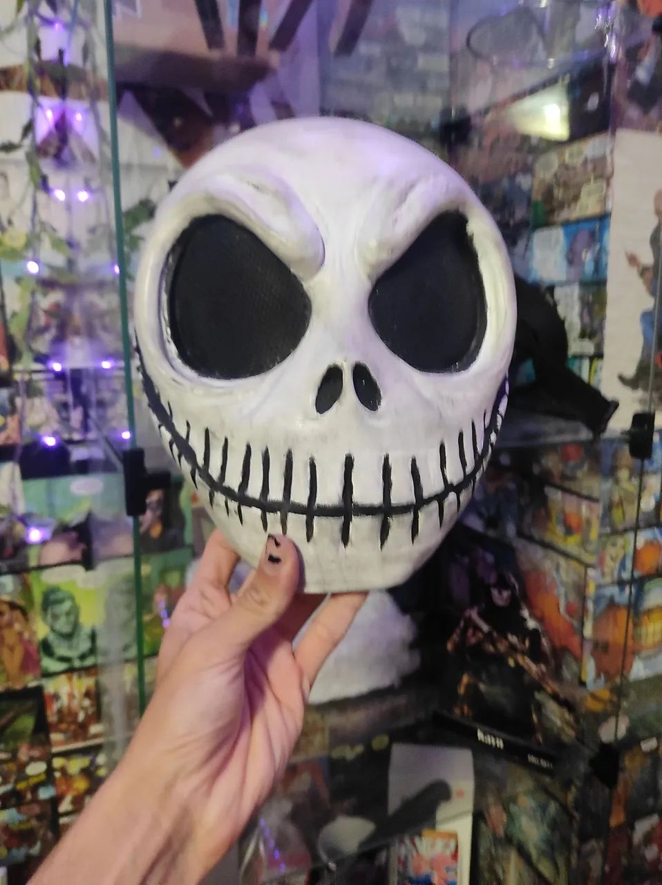 Mascara para cosplay Jack Esqueleto