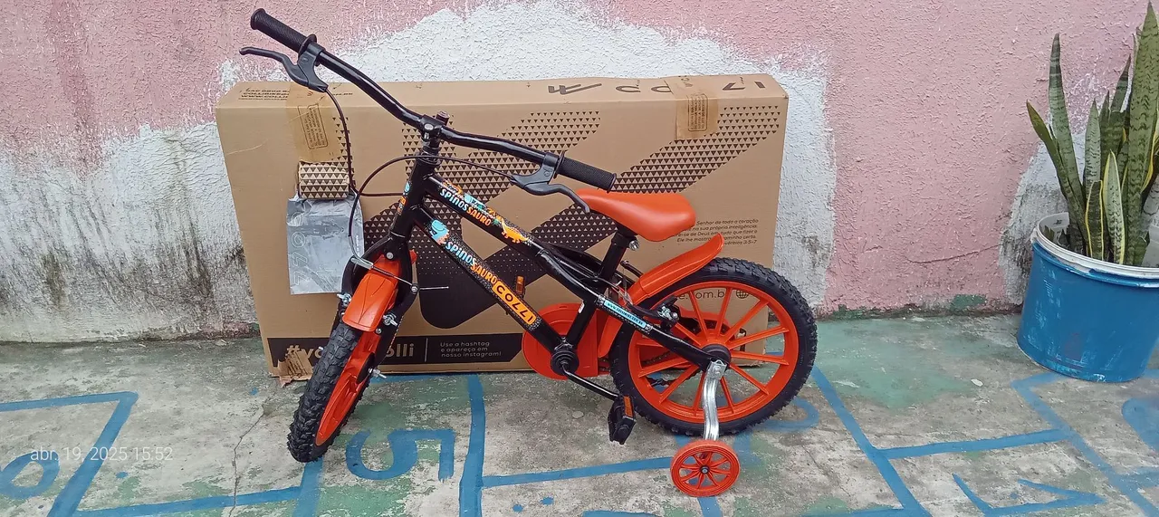 Bicicleta Infantil Spinos Saurus NOVA