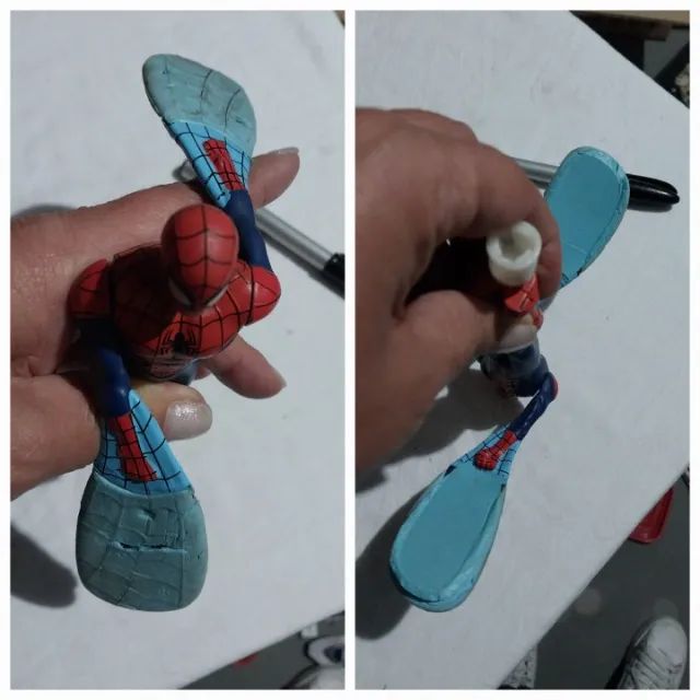 LOte brinquedo voador homem aranha  - Foto 3