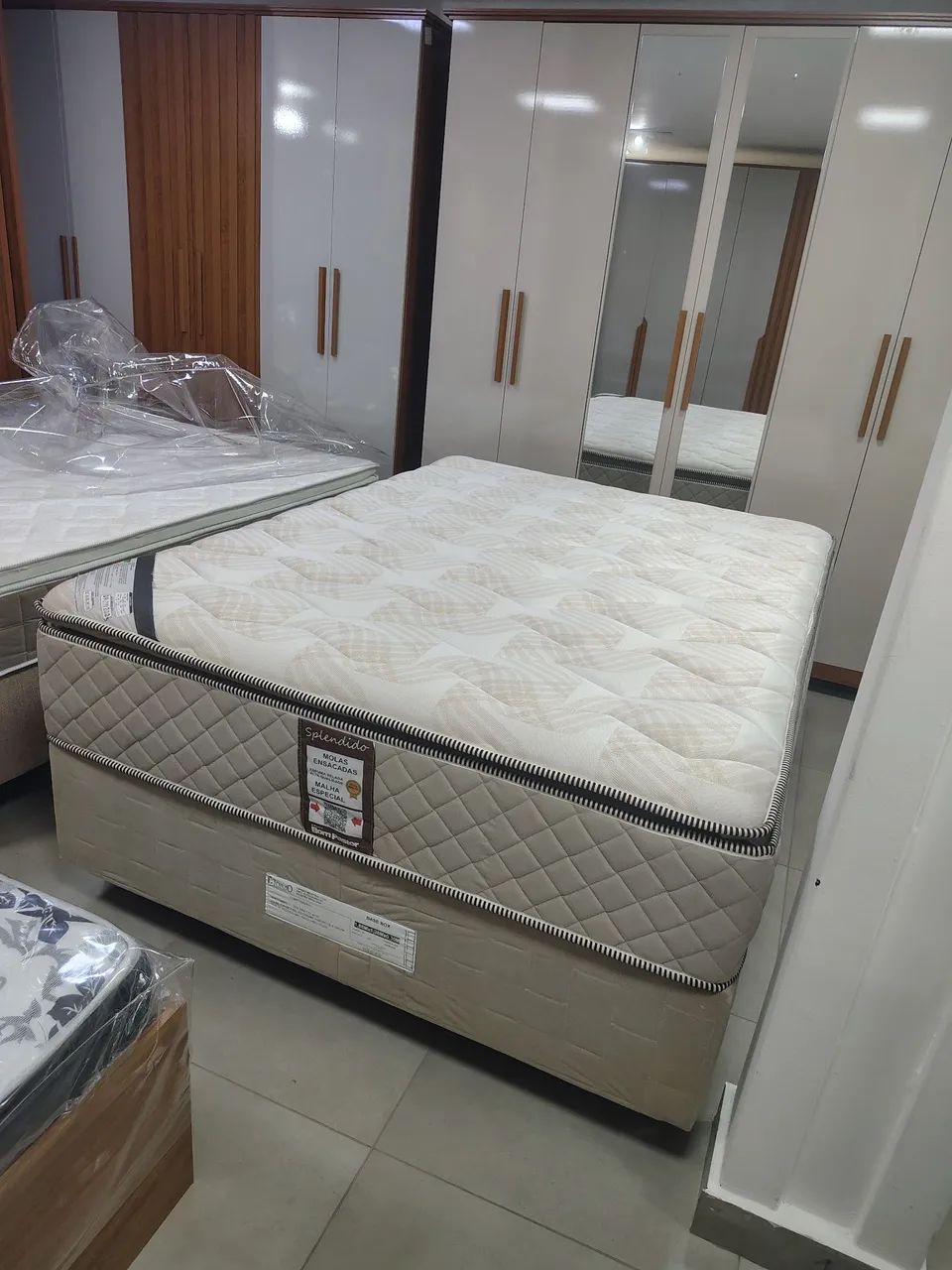 Cama box casal bom pastor 138 x 75cm - Foto 2