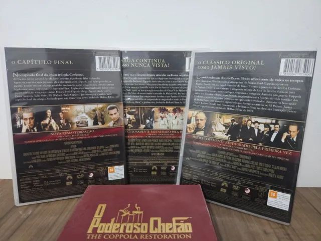 Coleção dvd poderoso chefão - Original - Foto 4